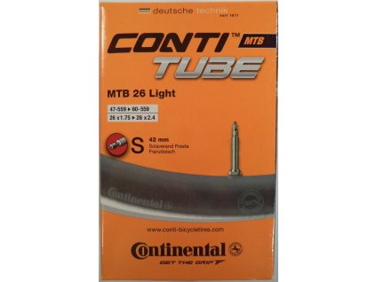 duše Continental MTB Light 26 (47-559/60-559) FV/42mm  Nevíte kde uplatnit Sodexo, Pluxee, Edenred, Benefity klikni