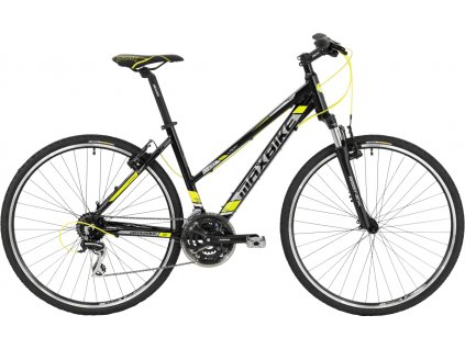 Maxbike Naryn lady 2020 lesklý černý + žlutá Pro registrované zákazníky zajímavé bonusy, akce a to i na jiné značky naší nabídky modelů 2020