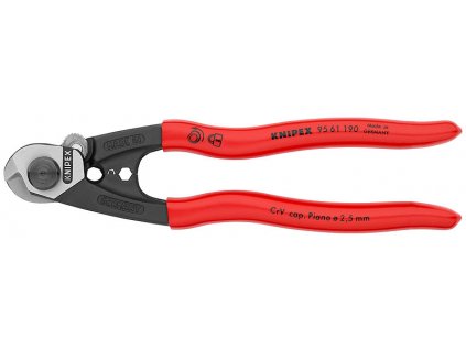 KNIPEX Nůžky na drátěná lanka 95 61 190  Nevíte kde uplatnit Sodexo, Pluxee, Edenred, Benefity klikni