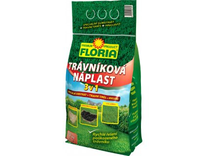 Hnojivo Agro Floria Trávníková náplast 3 v 1 1kg  Nevíte kde uplatnit Sodexo, Pluxee, Edenred, Benefity klikni