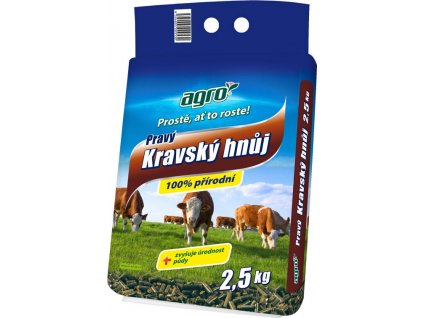 Hnojivo Agro Pravý kravský hnůj 2.5 kg  Nevíte kde uplatnit Sodexo, Pluxee, Edenred, Benefity klikni