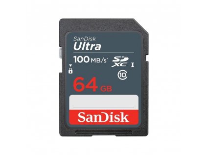 SanDisk Ultra Class 10 UHS-I SDHC paměťová karta 64GB  Nevíte kde uplatnit Sodexo, Pluxee, Edenred, Benefity klikni