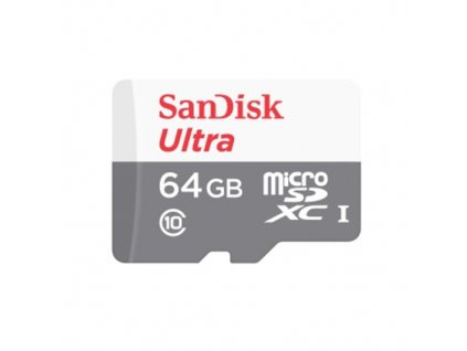 Paměťová karta Sandisk Ultra microSDXC 64 GB 100 MB/s Class 10 UHS-I  Nevíte kde uplatnit Sodexo, Pluxee, Edenred, Benefity klikni