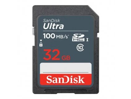 Paměťová karta Sandisk Ultra 32GB SDHC Memory Card 100MB/s  Nevíte kde uplatnit Sodexo, Pluxee, Edenred, Benefity klikni