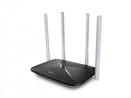 WiFi router TP-Link MERCUSYS AC12 AC1200 dual AP/router, 3x LAN, 1x WAN/ 300Mbps 2,4/ 433Mbps 5GHz  Nevíte kde uplatnit Sodexo, Pluxee, Edenred, Benefity klikni