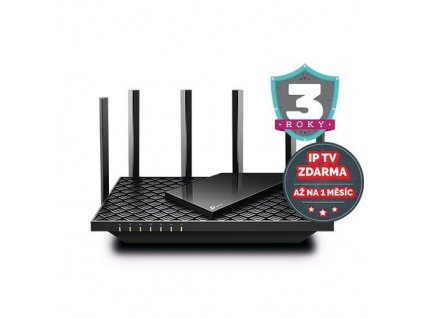 WiFi router TP-Link Archer AX72 WiFi 6 AP, 4 x GLAN, 1x GWAN, 1x USB, 574Mbps 2,4/ 4804Mbps 5GHz, OneMesh  Nevíte kde uplatnit Sodexo, Pluxee, Edenred, Benefity klikni