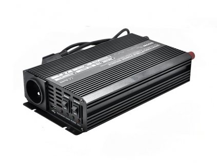 Napěťový měnič Carspa UPS600-12 12V/230V 600W s nabíječkou, 12V/10A a funkcí UPS  Nevíte kde uplatnit Sodexo, Pluxee, Edenred, Benefity klikni