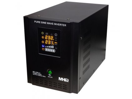 Napěťový měnič MHPower MPU-1600-12 12V/230V, 1600W, funkce UPS, čistý sinus  Nevíte kde uplatnit Sodexo, Pluxee, Edenred, Benefity klikni