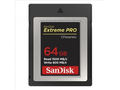 Paměťová karta Sandisk Extreme PRO CF express 64 GB, Type B  Nevíte kde uplatnit Sodexo, Pluxee, Edenred, Benefity klikni