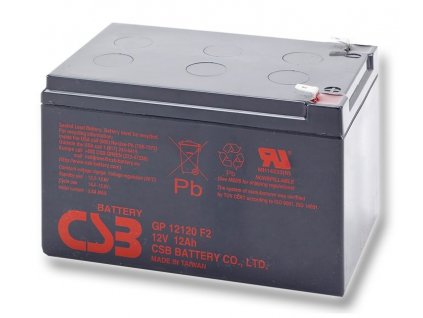 CSB Pb záložní akumulátor VRLA AGM 12V/12Ah (GP12120 F2)  Nevíte kde uplatnit Sodexo, Pluxee, Edenred, Benefity klikni