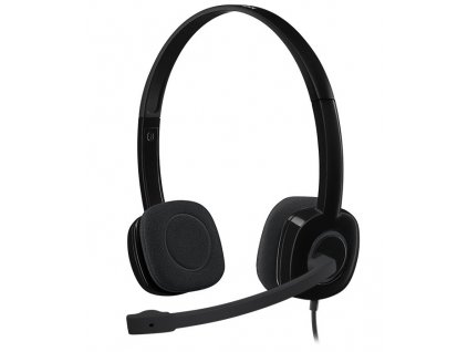Logitech Headset Stereo H151/ drátová sluchátka + mikrofon/ 3,5 mm jack/ černá  Nevíte kde uplatnit Sodexo, Pluxee, Edenred, Benefity klikni