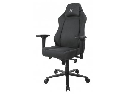 AROZZI herní židle PRIMO Woven Fabric/ černá/ šedé logo  Nevíte kde uplatnit Sodexo, Pluxee, Edenred, Benefity klikni