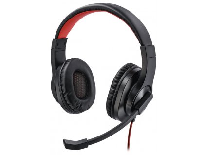 HAMA headset PC stereo HS-USB400/ drátová sluchátka + mikrofon/ USB/ citlivost 100 dB/mW/ černý  Nevíte kde uplatnit Sodexo, Pluxee, Edenred, Benefity klikni