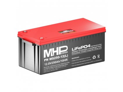 Baterie MHPower MS250-12(L) LiFePO4, 12V/250Ah, LC5-M8  Nevíte kde uplatnit Sodexo, Pluxee, Edenred, Benefity klikni