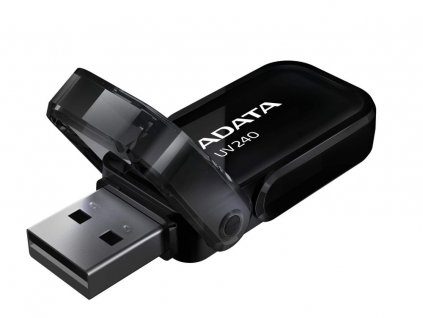 ADATA Flash disk UV240 64GB / USB 2.0 / černá  Nevíte kde uplatnit Sodexo, Pluxee, Edenred, Benefity klikni