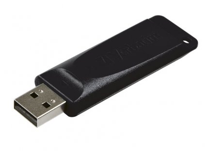 VERBATIM Flash disk Store 'n' Go Slider/ 64GB/ USB 2.0/ černá  Nevíte kde uplatnit Sodexo, Pluxee, Edenred, Benefity klikni