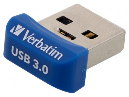 VERBATIM Flash disk Store 'n' Stay NANO/ 32GB/ USB 3.0/ modrá  Nevíte kde uplatnit Sodexo, Pluxee, Edenred, Benefity klikni
