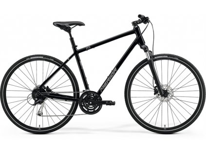 MERIDA CROSSWAY 100 Glossy Black(Matt Silver) M(51)  Nevíte kde uplatnit Sodexo, Pluxee, Edenred, Benefity klikni