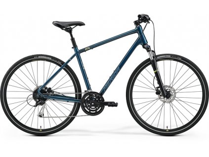 MERIDA CROSSWAY 100 Teal-Blue(Silver-Blue/Lime) L(55)  Nevíte kde uplatnit Sodexo, Pluxee, Edenred, Benefity klikni