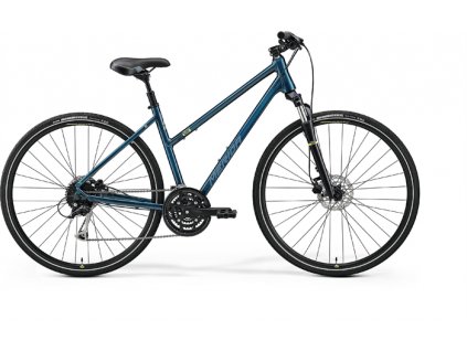 MERIDA CROSSWAY 100 Teal-Blue(Silver-Blue/Lime) W-M(51)  Nevíte kde uplatnit Sodexo, Pluxee, Edenred, Benefity klikni