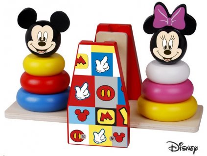 Hračka Disney baby dřevěná balanční hra Mickey  Nevíte kde uplatnit Sodexo, Pluxee, Edenred, Benefity klikni