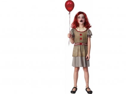 Karnevalový kostým Strašidelný klaun, 120 - 130 cm  Nevíte kde uplatnit Sodexo, Pluxee, Edenred, Benefity klikni