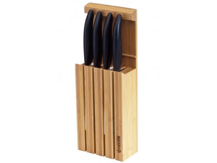 KYOCERA stojan na 4 keramické nože- vyrobeno z bambusu (pro max. délku čepele 20 cm)  Nevíte kde uplatnit Sodexo, Pluxee, Edenred, Benefity klikni