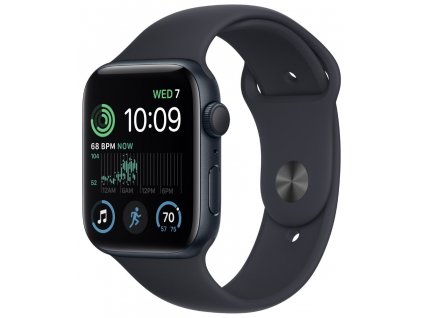 Apple Watch SE GPS 44mm Midnight Aluminium Case with Midnight Sport Band - Regular  Nevíte kde uplatnit Sodexo, Pluxee, Edenred, Benefity klikni