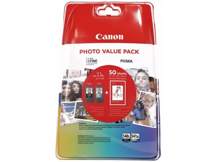 Canon multipack s foto papírem inkoustových náplní PG-540L/CL-541XL PHOTO VALUE BL  Nevíte kde uplatnit Sodexo, Pluxee, Edenred, Benefity klikni