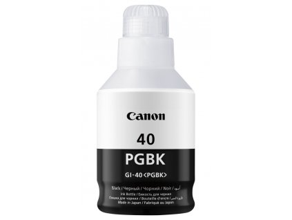 Canon inkoustová náplň GI-40 PGBK černá  Nevíte kde uplatnit Sodexo, Pluxee, Edenred, Benefity klikni