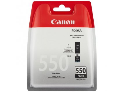 Canon inkoustová náplň PGI-550PGBk/ černá  Nevíte kde uplatnit Sodexo, Pluxee, Edenred, Benefity klikni