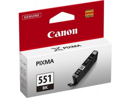 Canon inkoustová náplň CLI-551Bk/ černá  Nevíte kde uplatnit Sodexo, Pluxee, Edenred, Benefity klikni