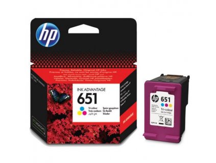 HP inkoustová kazeta 651 Tri-color C2P11AE originál  Nevíte kde uplatnit Sodexo, Pluxee, Edenred, Benefity klikni