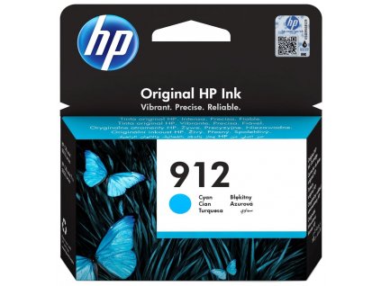 HP cartridge 912 (cyan, 315str.) pro HP OfficeJet 8013, HP OfficeJet Pro 8023  Nevíte kde uplatnit Sodexo, Pluxee, Edenred, Benefity klikni