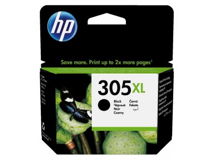 HP inkoustová kazeta 305XL (černá originál) pro - DeskJet 2300, 2710, 2720, DeskJet Plus 4100, ENVY 6000, ENVY Pro 6400  Nevíte kde uplatnit Sodexo, Pluxee, Edenred, Benefity klikni