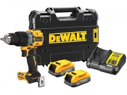 DEWALT DCD805E2T Aku vrtačka s příklepem 18V 2x1,7Ah POWERSTACK