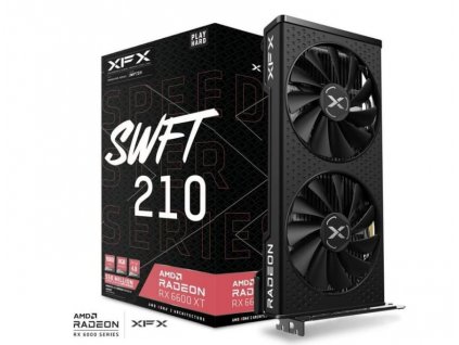 Grafická karta XFX Radeon™ RX 6600 XT SWFT 210 8GB GDDR6, 3xDP HDMI AMD RDNA™ 2  Nevíte kde uplatnit Sodexo, Pluxee, Edenred, Benefity klikni