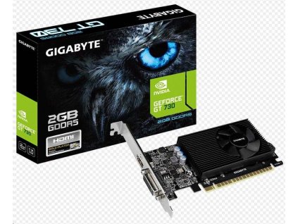 Grafická karta Gigabyte VGA NVIDIA GeForce GT 730, 2GB DDR5, 1xHDMI, 1xDVI-D