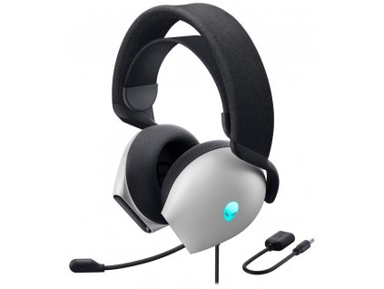 DELL náhlavní souprava AW520H/ Wired gaming Headset/ sluchátka + mikrofon/ bílá  Nevíte kde uplatnit Sodexo, Pluxee, Edenred, Benefity klikni