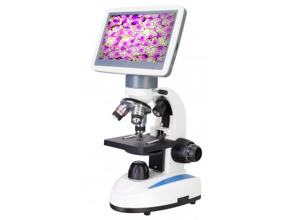 Mikroskop Levenhuk D85L LCD 40x–1600x. 7" obrazovka  Nevíte kde uplatnit Sodexo, Pluxee, Edenred, Benefity klikni
