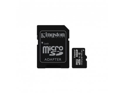 Kingston microSDHC Industrial 16GB 90MB/s UHS-I + SD adaptér  Nevíte kde uplatnit Sodexo, Pluxee, Edenred, Benefity klikni