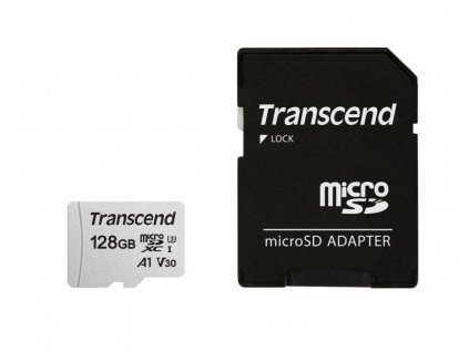 Transcend microSDXC 300S 128GB + adaptér  Nevíte kde uplatnit Sodexo, Pluxee, Edenred, Benefity klikni