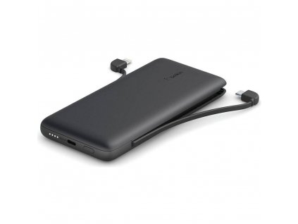 Belkin Boost Charge Plus USB-C PD PowerBanka, 10000mAh, s integrovanými kabely, černá  Nevíte kde uplatnit Sodexo, Pluxee, Edenred, Benefity klikni