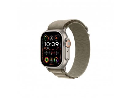 Apple Watch Ultra 2 49mm titanová s olivovým alpským tahem S  Nevíte kde uplatnit Sodexo, Pluxee, Edenred, Benefity klikni