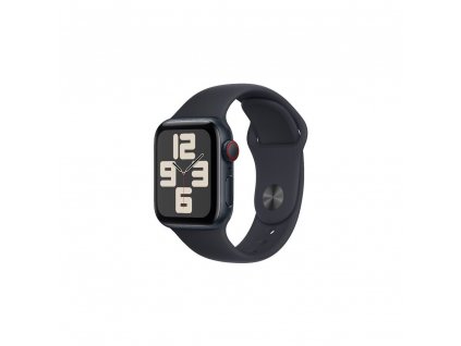 Apple Watch SE Cellular 40mm Temně inkoustový hliník s temně inkoustovým sportovním řemínkem S/M  Nevíte kde uplatnit Sodexo, Pluxee, Edenred, Benefity klikni