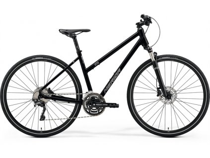 MERIDA CROSSWAY 500 Glossy Black(Matt Silver) W-L(55)  Nevíte kde uplatnit Sodexo, Pluxee, Edenred, Benefity klikni