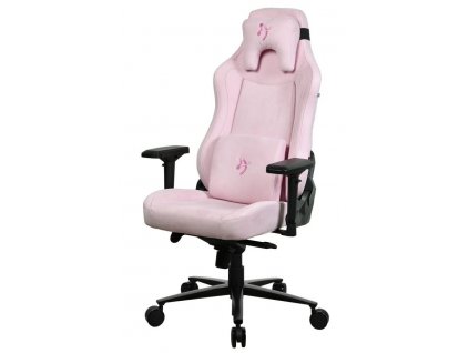 AROZZI herní židle VERNAZZA Supersoft Fabric Pink/ látkový povrch/ růžová  Nevíte kde uplatnit Sodexo, Pluxee, Edenred, Benefity klikni