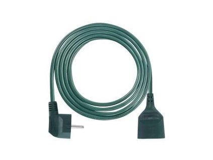 Prodlužovací kabel 2 m / 1 zásuvka / zelený / PVC / 1 mm2  Nevíte kde uplatnit Sodexo, Pluxee, Edenred, Benefity klikni