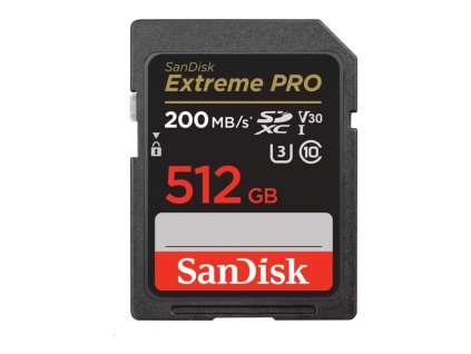 SanDisk SDXC karta 512GB Extreme PRO  Nevíte kde uplatnit Sodexo, Pluxee, Edenred, Benefity klikni