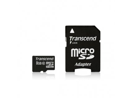 Transcend microSDHC 8GB Class10 (TS8GUSDHC10)  Nevíte kde uplatnit Sodexo, Pluxee, Edenred, Benefity klikni